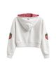 Katiejnyc KatieJnyc Girls' Tween Leah Appliques Crop Zip Hoodie - 2