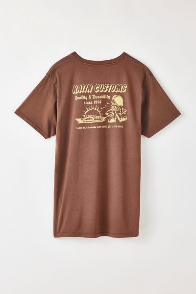 Katin Katin Grom Graphic Tee in Brown, Men's at Urban Outfitters
