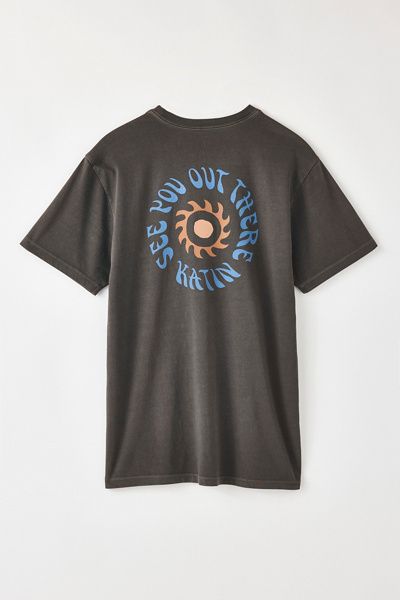 Katin Katin Illusion Graphic Tee in Lead, Men's at Urban Outfitters
