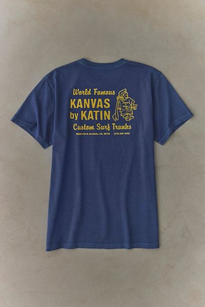 Katin Katin Rag Graphic Tee in Blue, Men's at Urban Outfitters