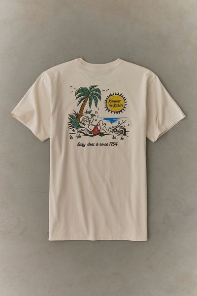 Katin Katin Ramblin Graphic Tee in Ivory, Men's at Urban Outfitters
