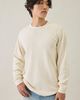 Katin Katin Therman Thermal Long Sleeve Tee in Ivory, Men's at Urban Outfitters - 1