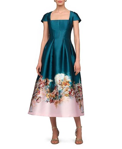 Kay Unger Kay Unger Amaya Tea Length Dress