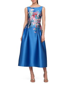 Kay Unger Kay Unger Dina Tea Length Dress