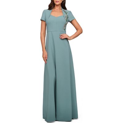 Kay Unger Kay Unger Fatima Beaded Gown