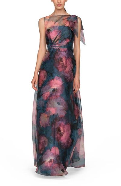 Kay Unger Kay Unger Jocelyn Tie Neck Gown