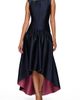 Kay Unger Kay Unger Katrina Bateau Neck High-Low Cocktail Dress - 1