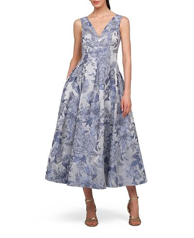 Kay Unger Kay Unger Lysandra Tea Length Dress