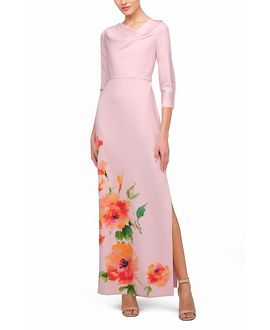 chinese dress ladies Begonia Midi Dress  Kay Unger