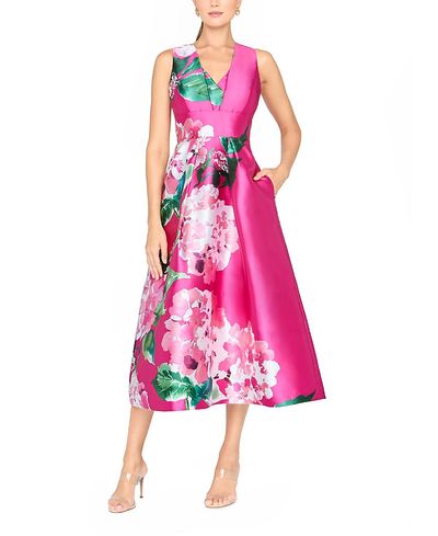 Kay Unger Kay Unger Raina Tea Length Dress