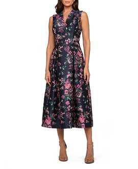 Kay Unger Kay Unger Rhea Tea Length Dress