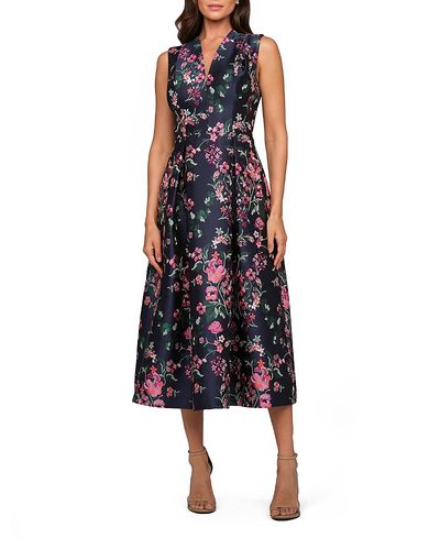 Kay Unger Kay Unger Rhea Tea Length Dress