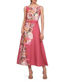 Kay Unger Kay Unger Slyvie Tea Length Dress