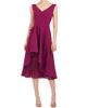 Kay Unger Women's Begonia Ruffled A-Line Midi-Dress - 3