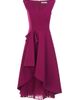 Kay Unger Women's Begonia Ruffled A-Line Midi-Dress - 7