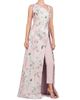 Kay Unger Women's Bennet Floral Jacquard Walk-Thru Jumpsuit - 3