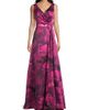 Kay Unger Women's Cecilia Floral Satin Gown - 2
