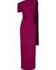 Kay Unger Women's Dominica Asymmetric Crepe Gown - 1