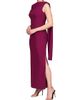Kay Unger Women's Dominica Asymmetric Crepe Gown - 4