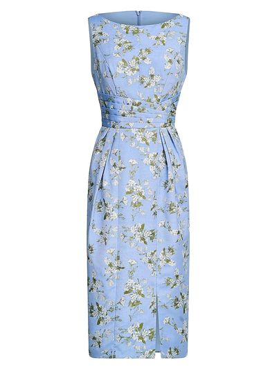 sachin and babi light blue dress Looking for the perfect summer cocktail dress? The Briella Midi in Soft  Blush is a designer favorite main image 0