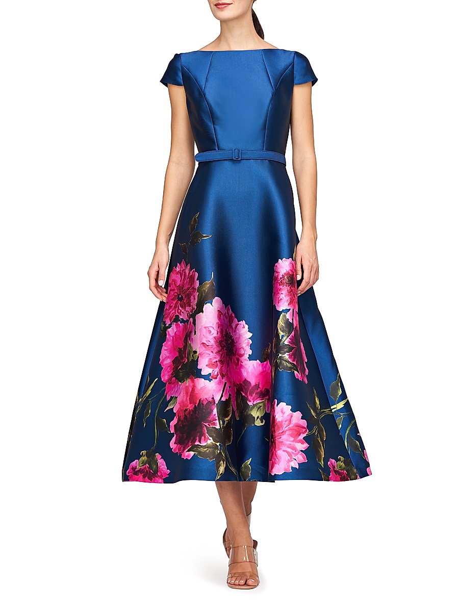 low back cut dress Realtix Satin Spaghetti Strap Backless Midi Cocktail Wedding Guest stone and white or A Closet Staple: The Metallic Flamingo Color:402 EVENING BLUE