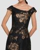 Kay Unger Women's Myla Floral Jacqaurd Column Gown - 4