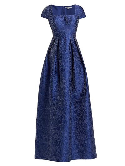 Kay Unger Women's Ophelia Jacquard Gown