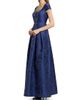 Kay Unger Women's Ophelia Jacquard Gown - 4