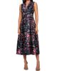 Kay Unger Women's Rhea Floral-Jacquard Midi Dress - 2