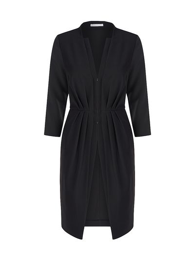 Kay Unger Women's Valoria Pleated Crepe Jacket
