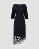 Kay Unger Women's Vanna Guipure Lace Midi-Dress - 1