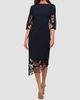 Kay Unger Women's Vanna Guipure Lace Midi-Dress - 2