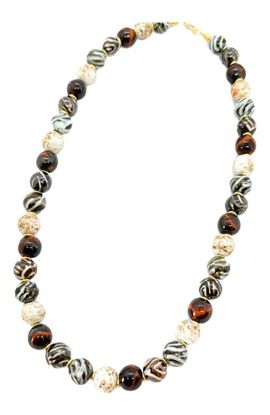Kazuri Kazuri Earth Collection - African Gold Necklace - 22''