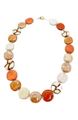 Kazuri Kazuri Earth Collection - Mamburi Necklace - 22''