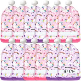 KeaBabies KeaBabies 12-Pack Prep Reusable Food Pouches