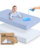 KeaBabies KeaBabies 2-Pack Isla [Protect+] Waterproof Mini Crib Sheets - 1