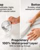 KeaBabies KeaBabies 2-Pack Mavy Protect+ Waterproof Mini Crib Mattress Protector - 4