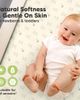 KeaBabies KeaBabies 2-Pack Soothe [Protect+] Waterproof Mini Crib Sheets - 4