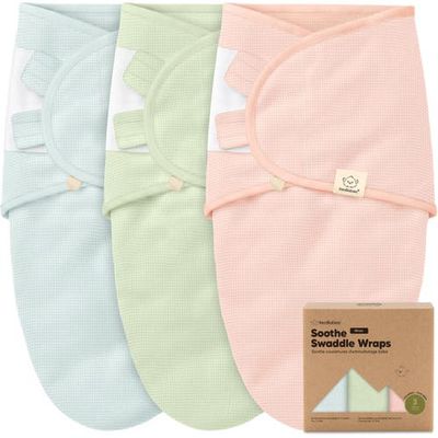 KeaBabies KeaBabies 3-Pack Soothe (Wren) Swaddle Wraps