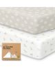 KeaBabies KeaBabies Isla Fitted Mini Crib Sheets - 1
