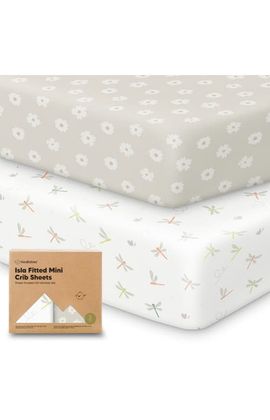 KeaBabies KeaBabies Isla Fitted Mini Crib Sheets