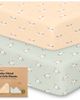 KeaBabies KeaBabies Soothe Fitted Mini Crib Sheet - 1