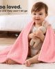 KeaBabies KeaBabies Souffle Fleece Baby Blankets, Honey - 5