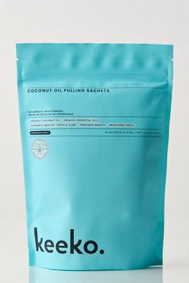 Keeko Keeko Morning Mint Oil Pulling Mouthwash Sachets