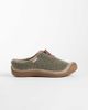 Keen Keen Howser fleece slides in dark olive-Green - 1