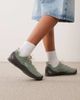 Keen Keen Jasper brushed suede sneakers in light green - 3