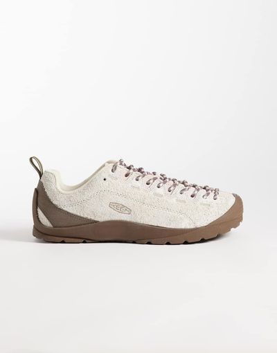 Keen Keen Jasper brushed suede sneakers in stone-White