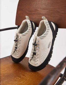 Keen Keen Jasper Rocks brushed suede sneakers in stone-Neutral