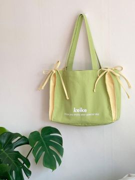 keike Ribbon Bag_Green Yellow