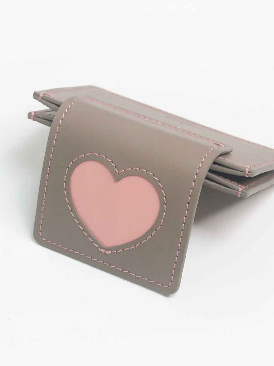 keike Shape Of Wallet_Pink Brown